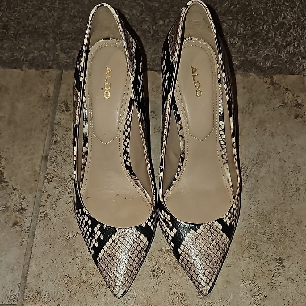 Aldo Snakeskin Pattern Heels